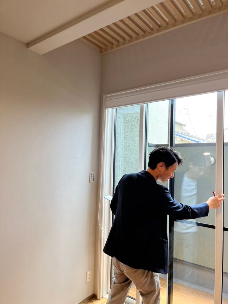M様邸の社内検査