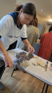 手作りうどんの体験