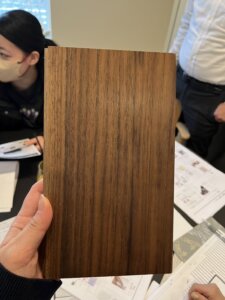 ブラックウォールナットABグレードユニオイル塗装｜チャネルオリジナル株式会社